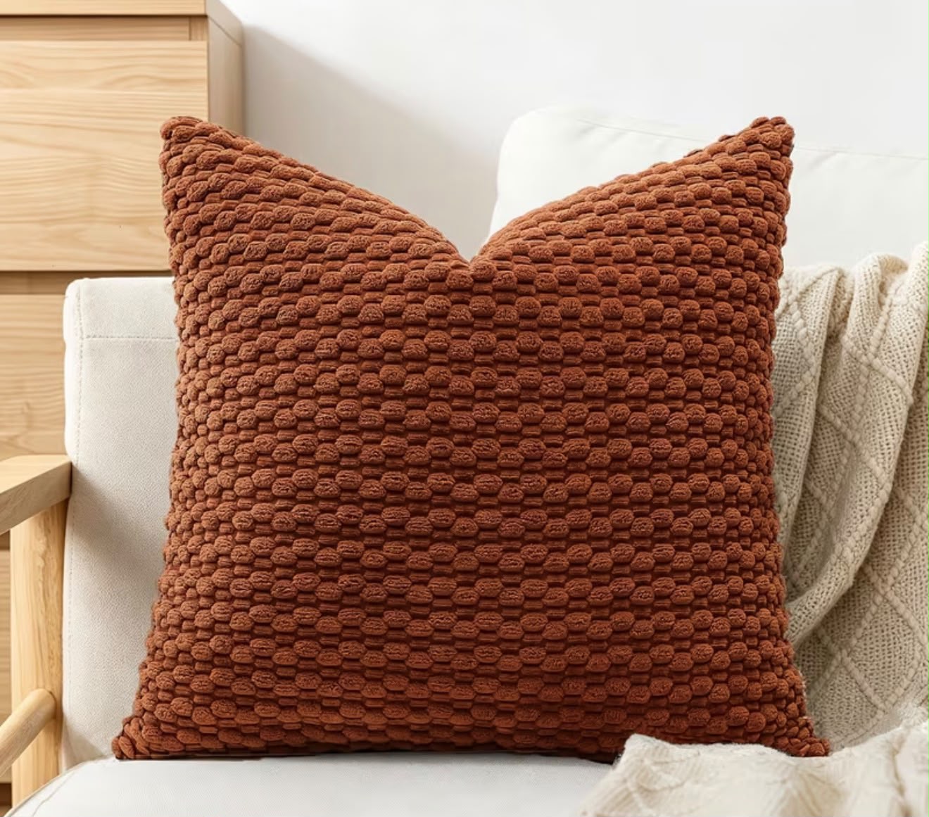 Plain Waffle Brown