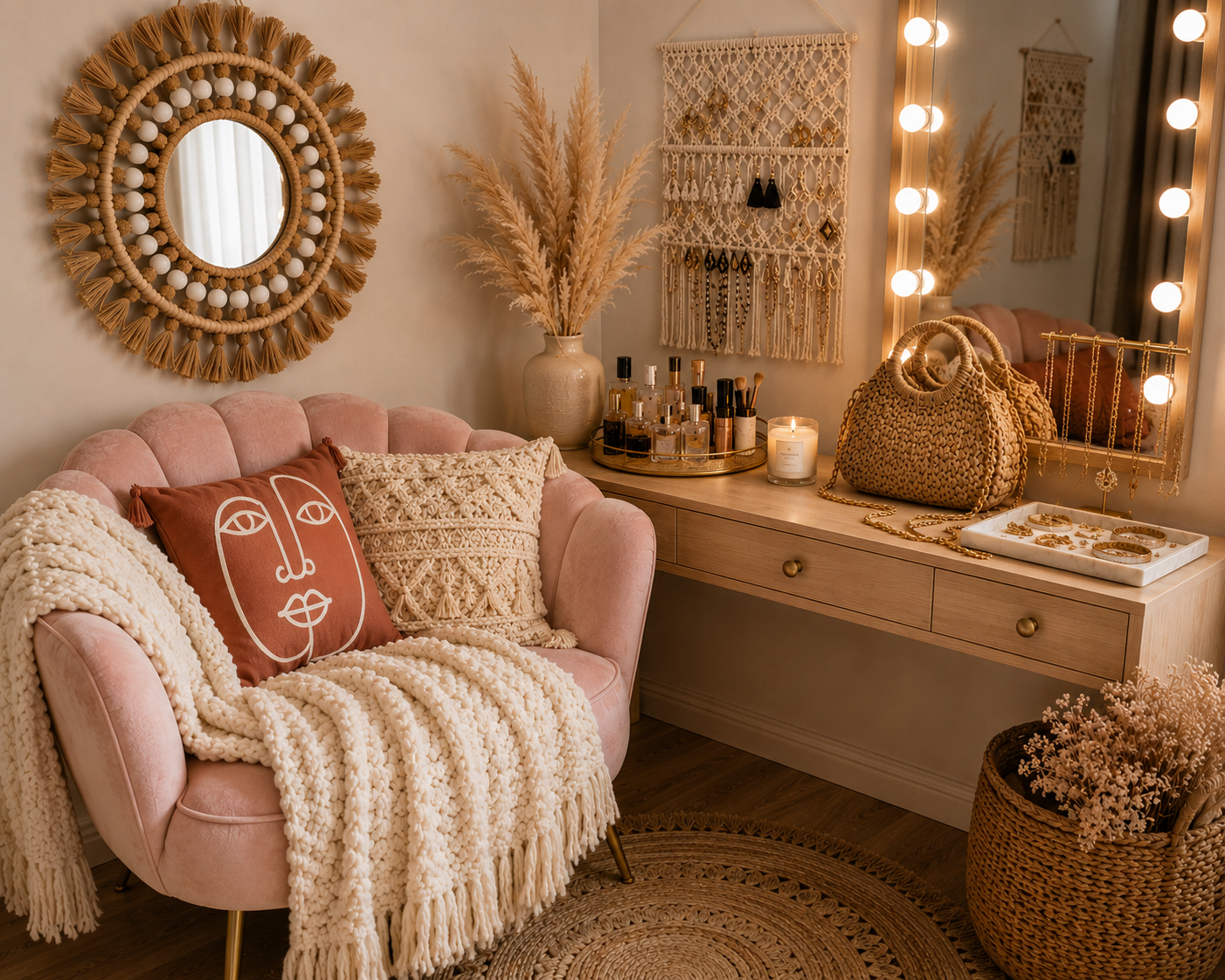 Blush Vanity