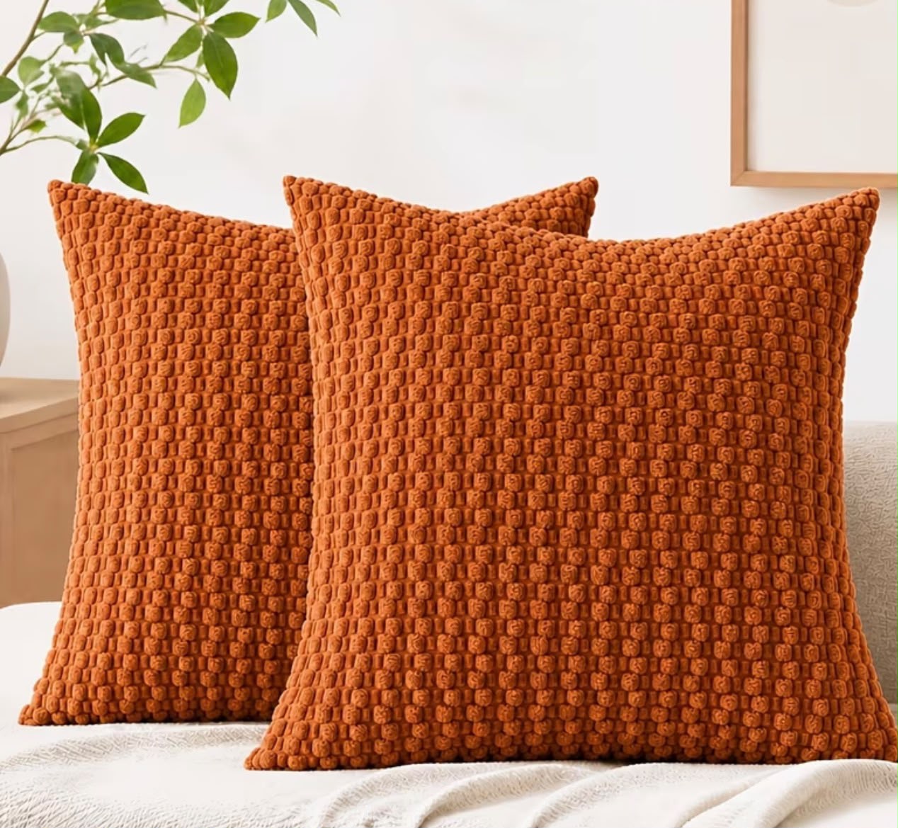 Plain Waffle Terracotta
