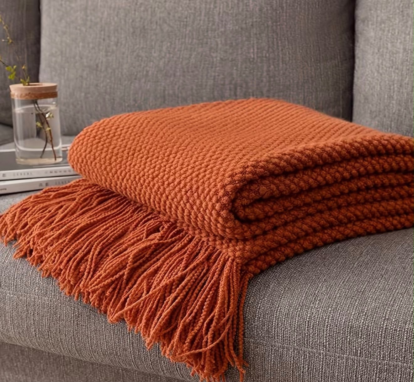 Terracota Popcorn Throw