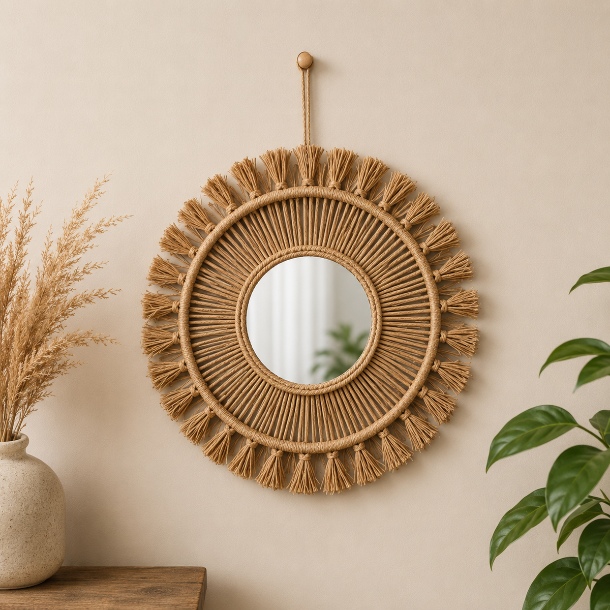 Boho Sunburst Mirror