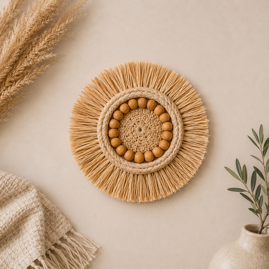 Bead Fringe Coaster