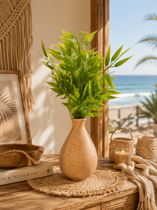 Small Beige Boho Plant M