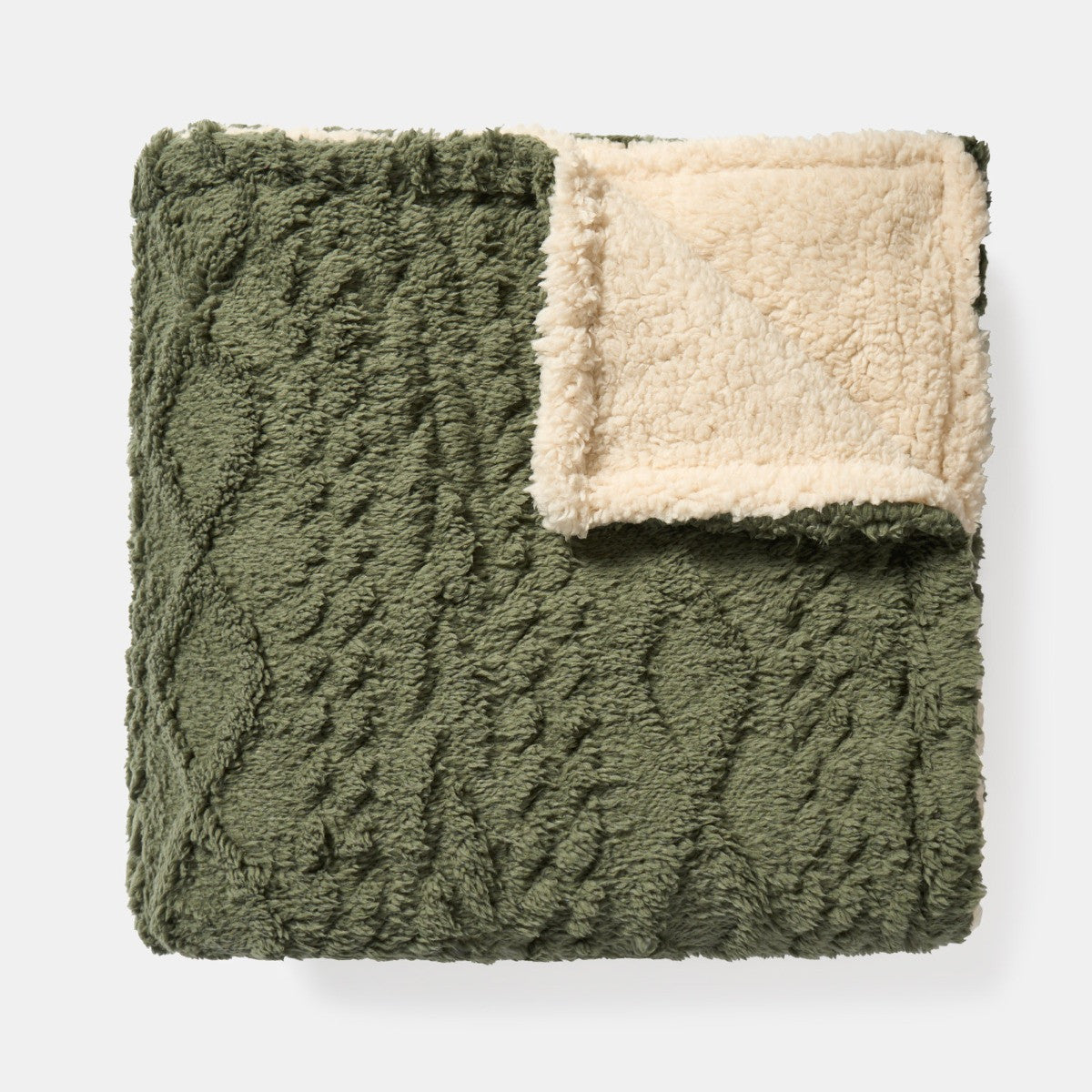 Shepra Throw Woodland Green