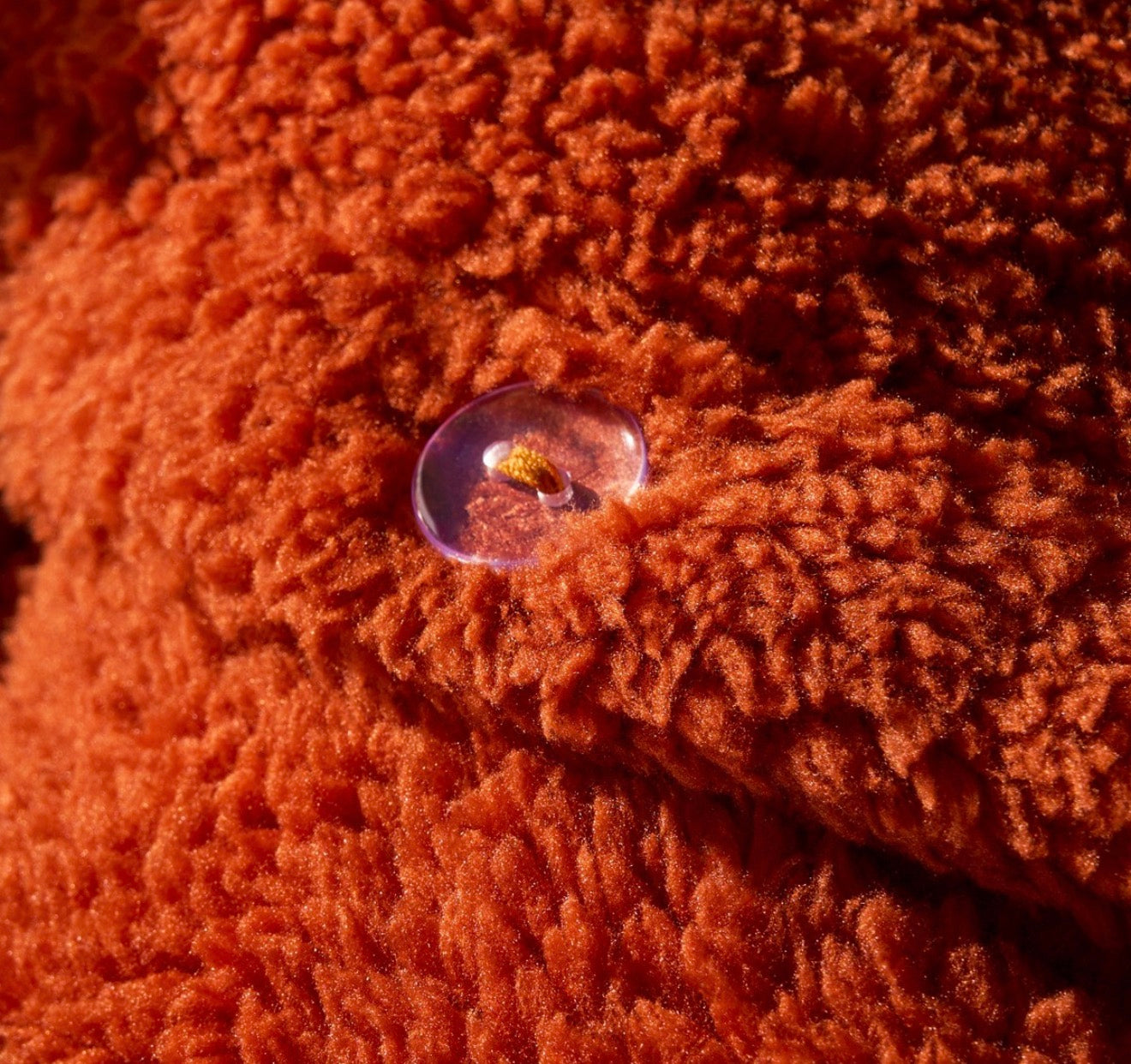 Teddy Fleece Orange Duvet Set