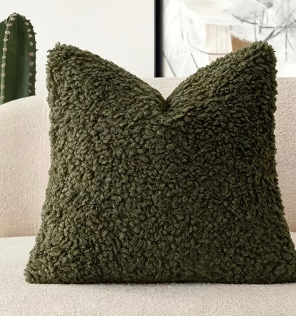 Lamp Wool Green Cushion